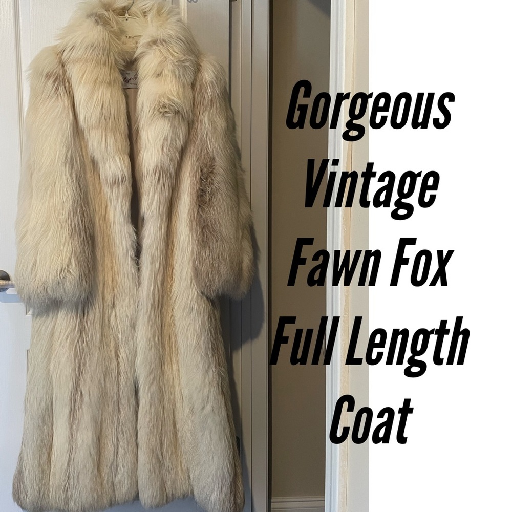 Mother-in-Law’s Vintage 80s Fawn Fox Fur Coat in MINT Condition!!!